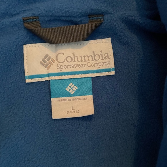 Boys large Columbia fleece rain jacket - Picture 2 of 2